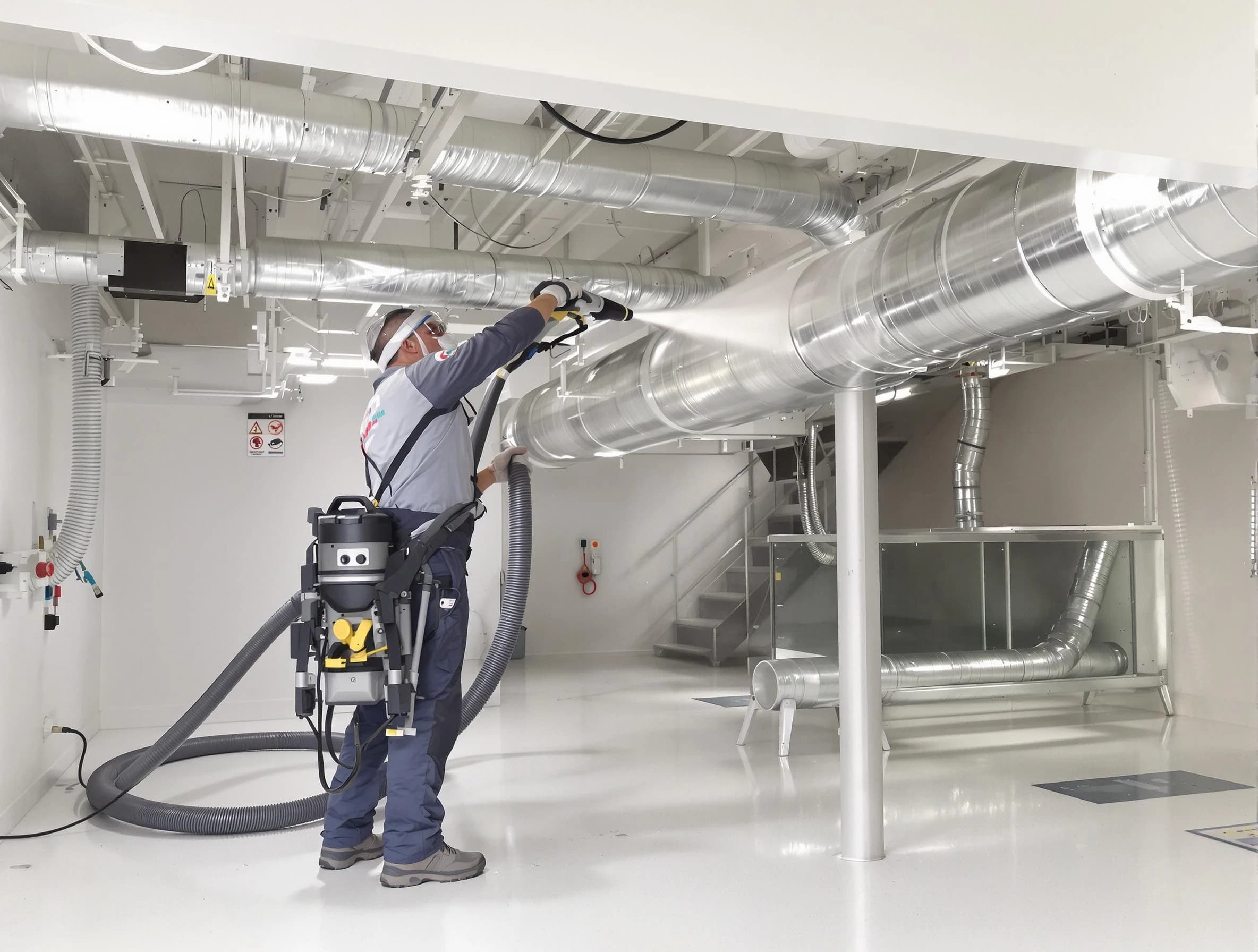 Professional central duct cleaning by Arlington Air Duct Cleaning in Arlington