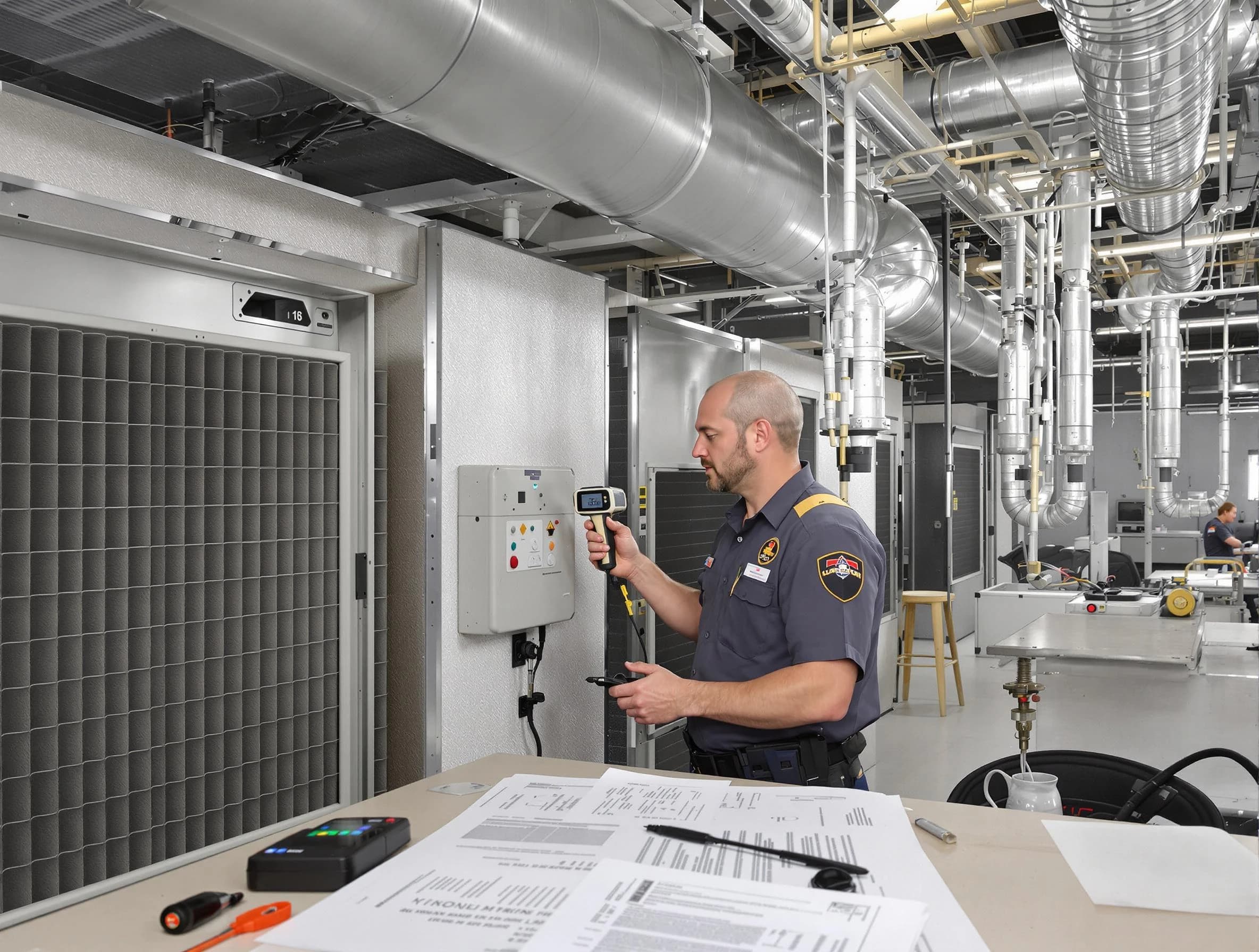 Professional filter system inspection by Arlington Air Duct Cleaning in Arlington