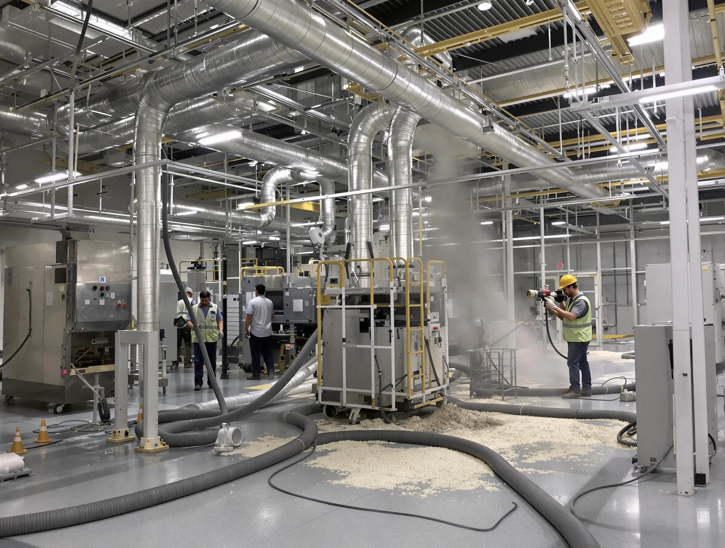 Heavy-duty industrial duct cleaning by Arlington Air Duct Cleaning in Arlington