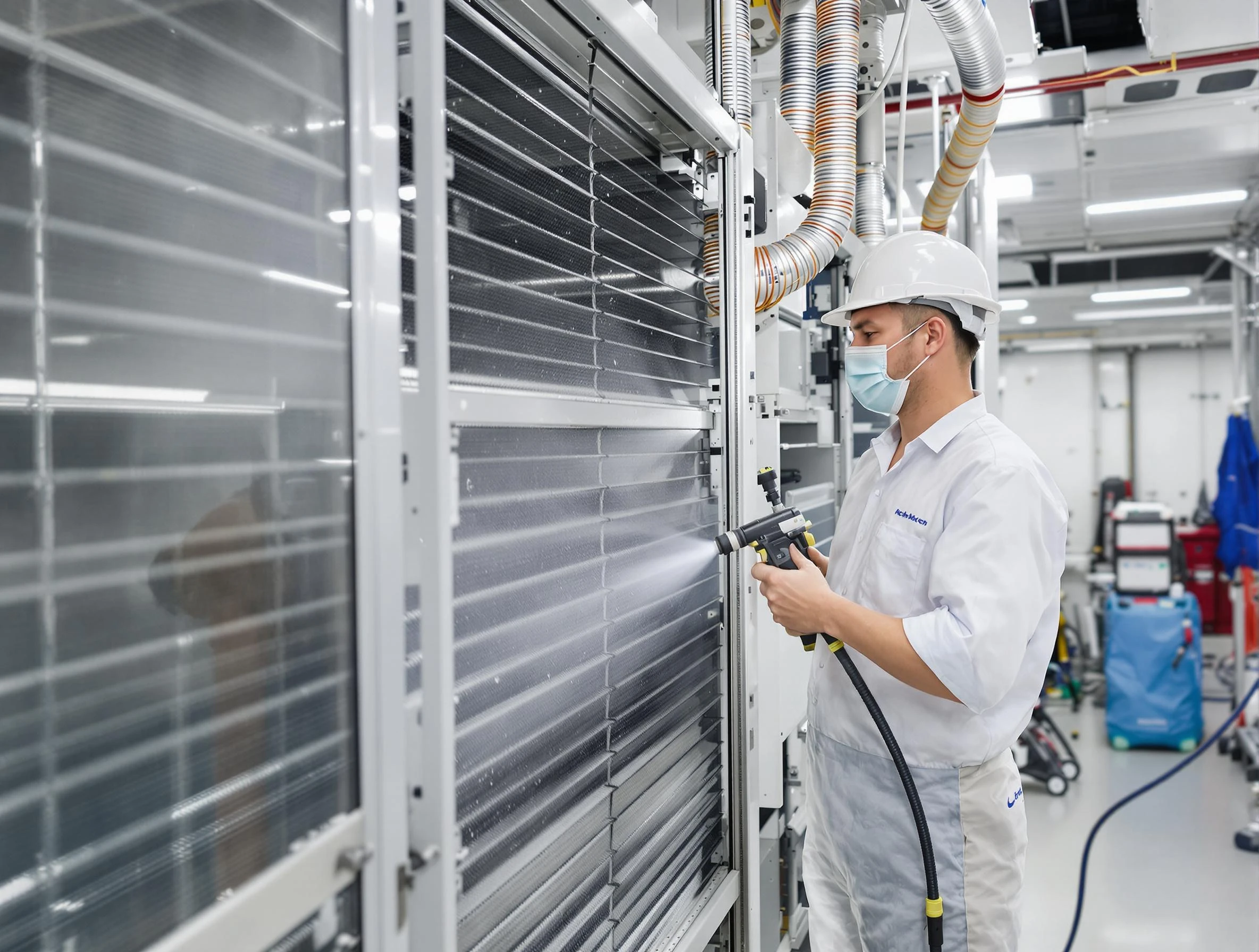 Professional AC coil cleaning by Arlington Air Duct Cleaning in Arlington