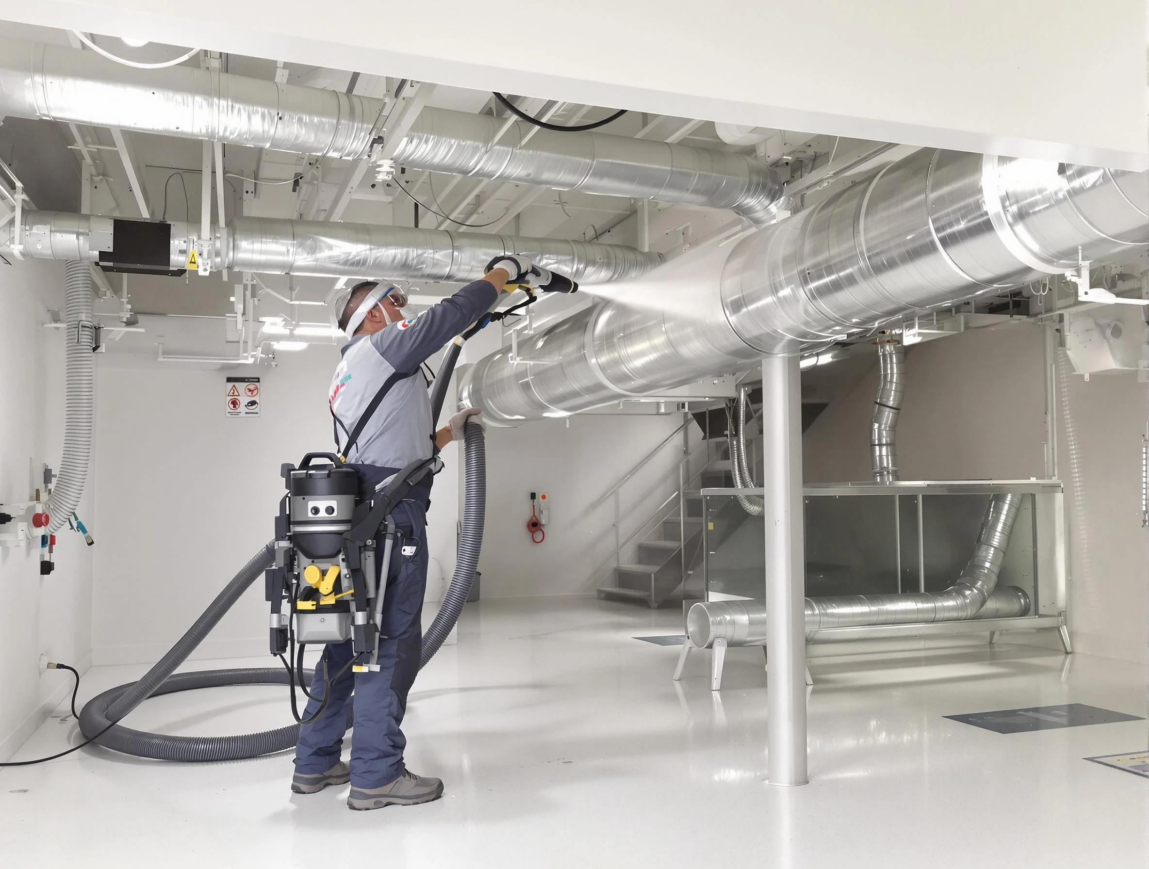 Professional central duct cleaning by Arlington Air Duct Cleaning in Arlington