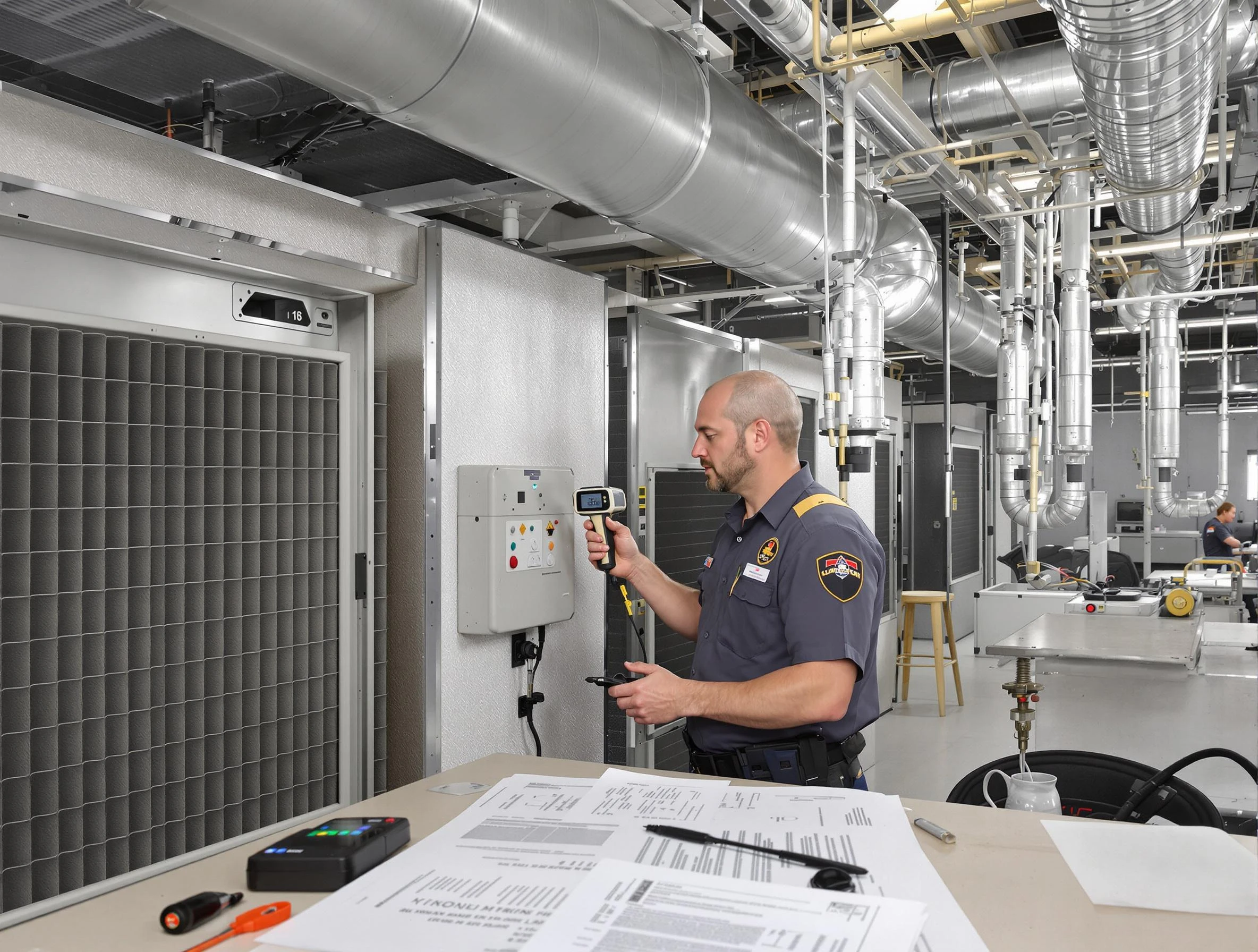 Professional filter system inspection by Arlington Air Duct Cleaning in Arlington