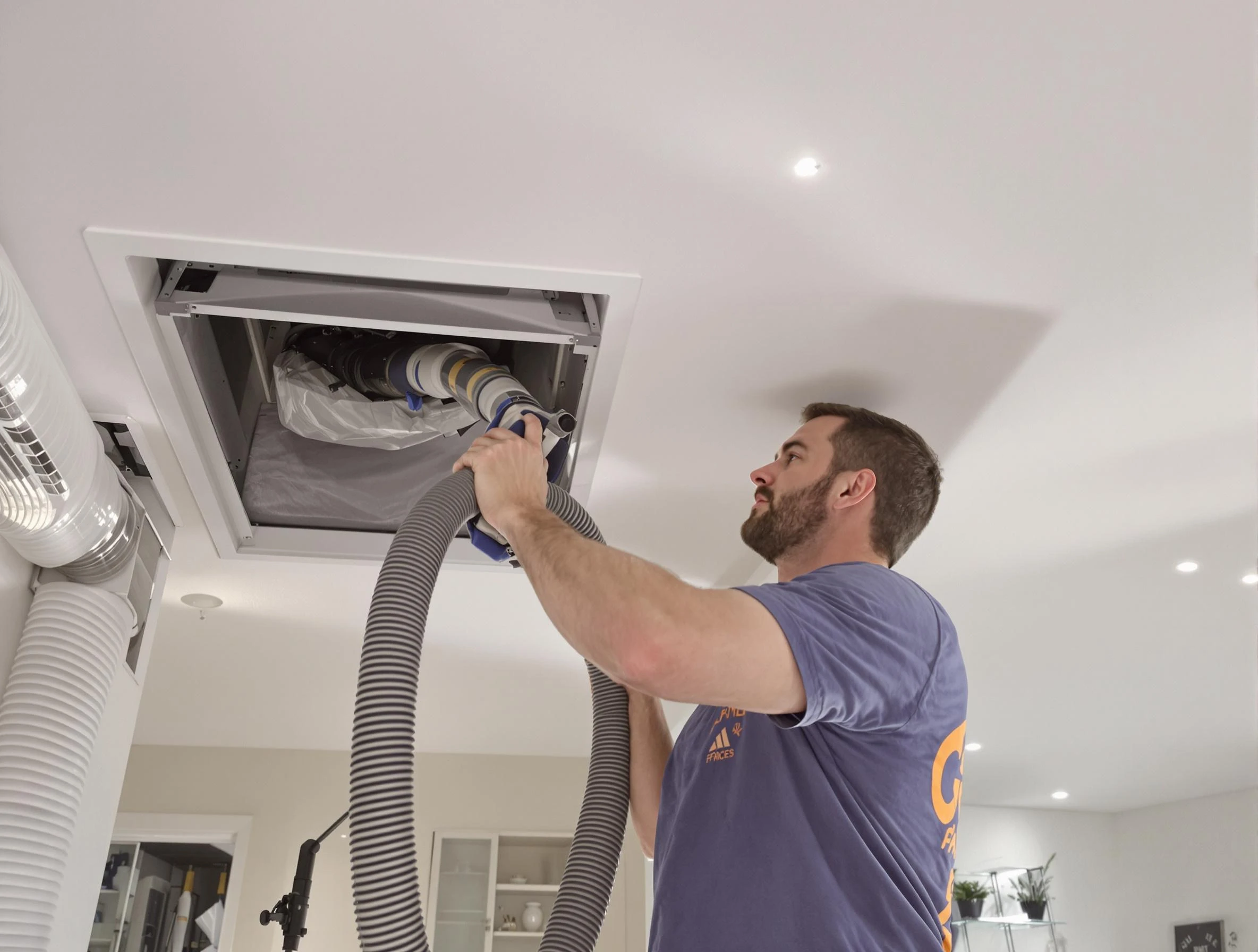 Precision indoor duct cleaning by Arlington Air Duct Cleaning in Arlington