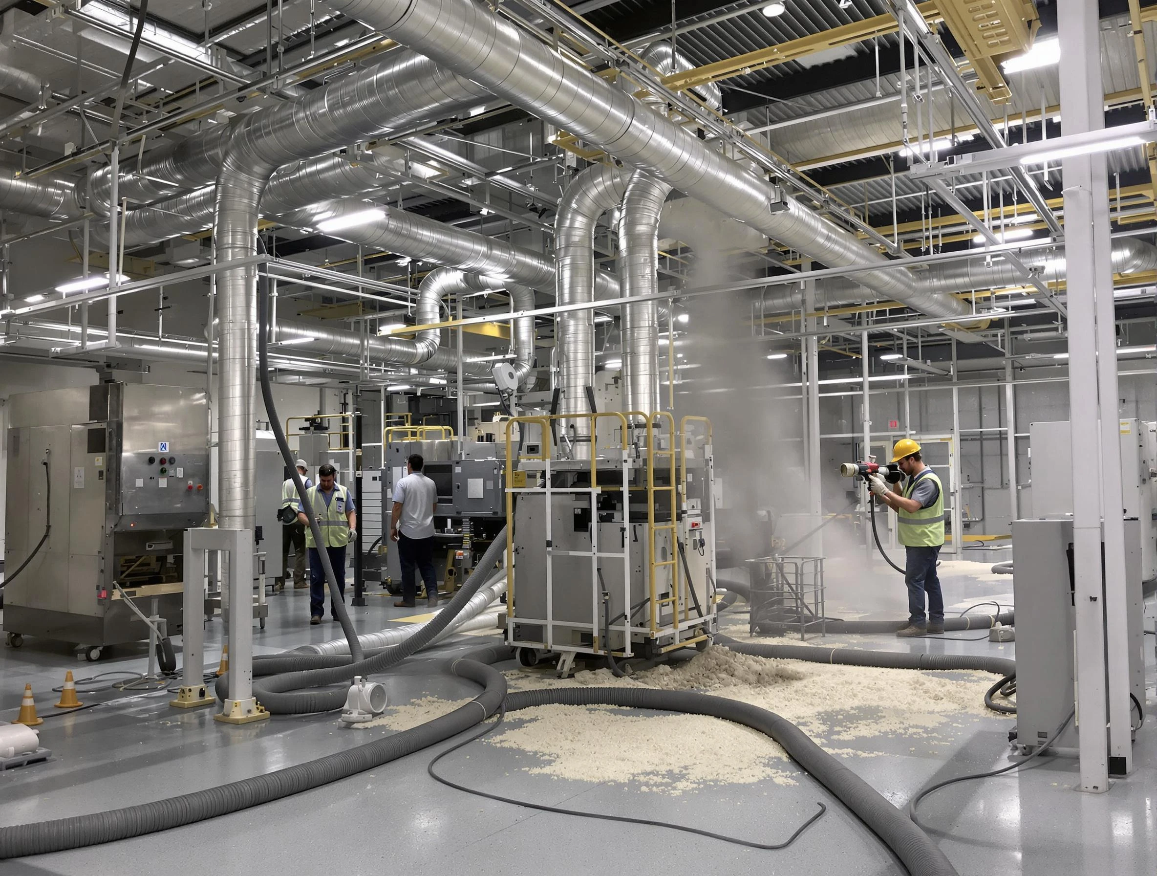 Heavy-duty industrial duct cleaning by Arlington Air Duct Cleaning in Arlington